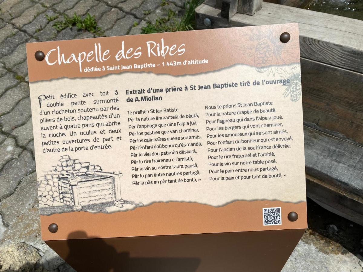 L Alpin Bel Appartement Avec Terrasse Dans Vieille Ferme De Montagne Renovee Les Orres Kültér fotó